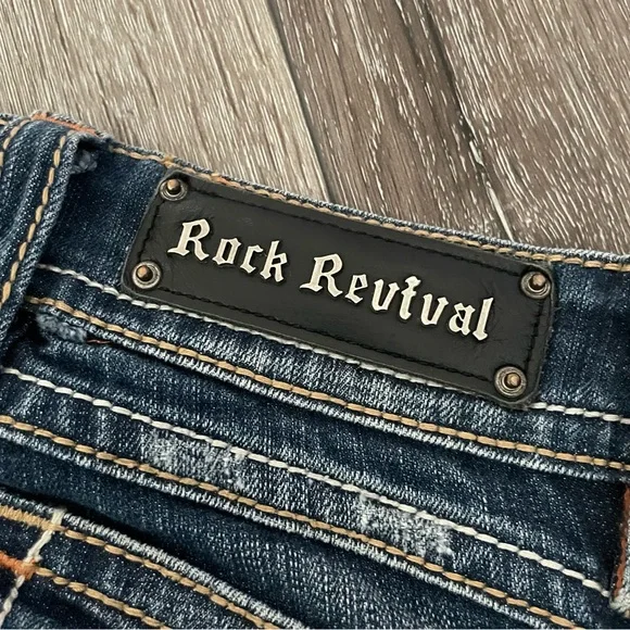 Rock Revival Patti Bootcut jeans Size 27 Dark Wash - Picture 11 of 13
